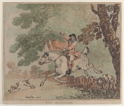 Metsästäjä tekijältä Thomas Rowlandson