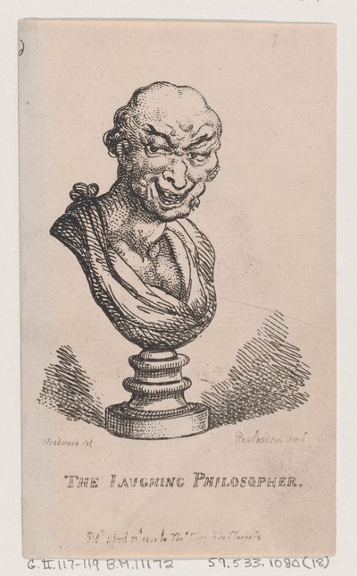 Naurava filosofi, 1808, 1808. tekijältä Thomas Rowlandson