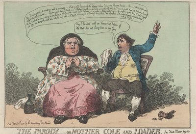 Parodia – eli Äiti Cole ja Johtaja tekijältä Thomas Rowlandson