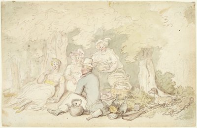 Pic-nic tekijältä Thomas Rowlandson