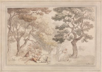 Piknik tekijältä Thomas Rowlandson