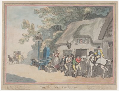 Posthevonen (teoksesta The Life of a Racehorse, or The High-Mettled Racer) tekijältä Thomas Rowlandson