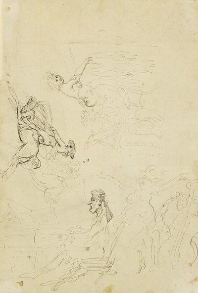 Postitalo, n. 1778–1780 tekijältä Thomas Rowlandson