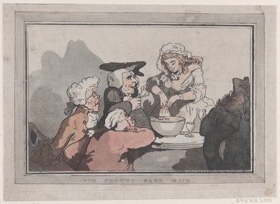The Pretty Barr Maid, 20. lokakuuta 1786, 20. lokakuuta 1786. tekijältä Thomas Rowlandson