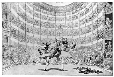 Näkymä edessämme, 1791. tekijältä Thomas Rowlandson