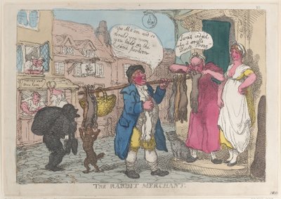 Kanikauppias, 1810, 1810. tekijältä Thomas Rowlandson