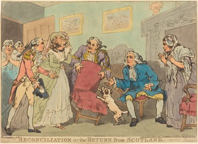 A Reconciliação ou O Retorno da Escócia tekijältä Thomas Rowlandson