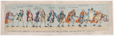 The Rochester Address tai The Corporation Going To Eat Roast Pork and Oysters with..., 4. huhtikuuta 1789. tekijältä Thomas Rowlandson