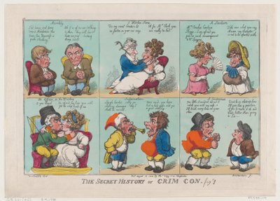 Crim Conin salainen historia, kuva 1, 18. elokuuta 1808, 18. elokuuta 1808. tekijältä Thomas Rowlandson
