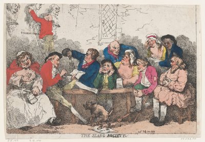 The Slang Society, 24. heinäkuuta 1785, 24. heinäkuuta 1785. tekijältä Thomas Rowlandson