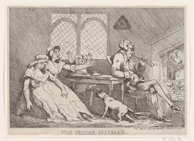 Kiltti aviomies, 28. heinäkuuta 1786, 28. heinäkuuta 1786. tekijältä Thomas Rowlandson