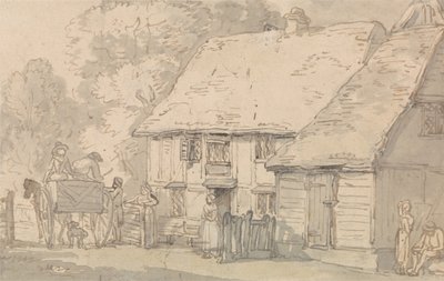 Tulliportti tekijältä Thomas Rowlandson