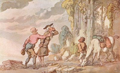 Tohtori syntaksin kiertue maalauksellista etsimässä, 1800-luku, 1907 tekijältä Thomas Rowlandson