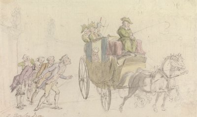 O Vigário de Wakefield: atendimento a um nobre finlandês tekijältä Thomas Rowlandson
