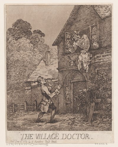 Kylän tohtori, 8. kesäkuuta 1774, 8. kesäkuuta 1774. tekijältä Thomas Rowlandson