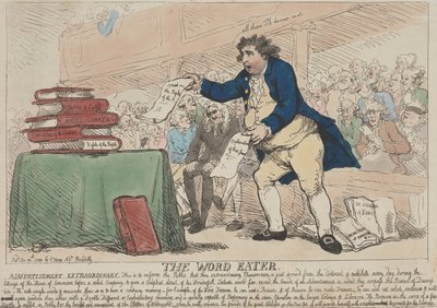 Sanansyöjä tekijältä Thomas Rowlandson