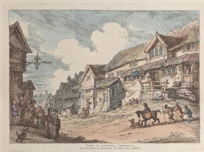 Näkymä Liskardille, Cornwall, Views in Cornwall, 12. huhtikuuta 1812., 12. huhtikuuta 1812. tekijältä Thomas Rowlandson
