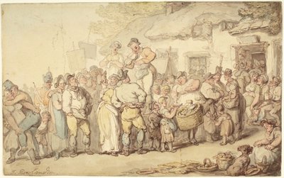 Kyläjuhla tekijältä Thomas Rowlandson