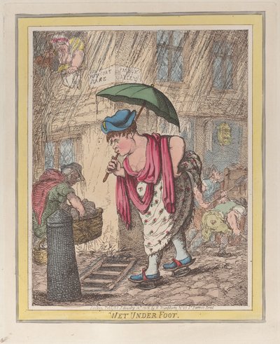 Märkä jalkojen alla, 10. helmikuuta 1812, 10. helmikuuta 1812. tekijältä Thomas Rowlandson
