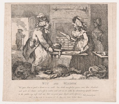 Wit and Wisdom Boswellin maalaukselliset kaunottaret, ensimmäinen osa, 15. toukokuuta 1786, 15. toukokuuta 1786. tekijältä Thomas Rowlandson