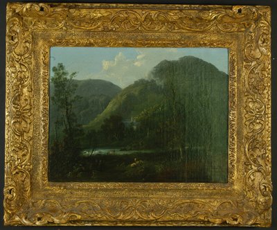 Rydal Hall, n. 1790 öljy kankaalle tekijältä Thomas Sautelle Roberts