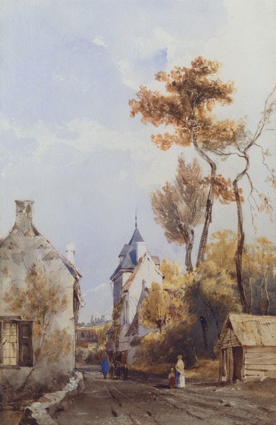 Näkymä kyläkadulle, Waterloo tekijältä Thomas Shotter Boys