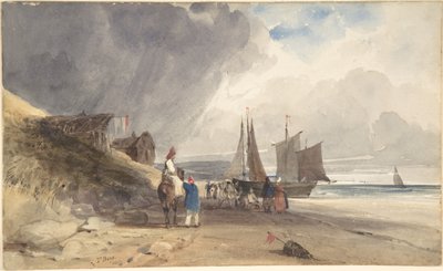 Hahmoja rannalla Pohjois-Ranskassa tekijältä Thomas Shotter Boys