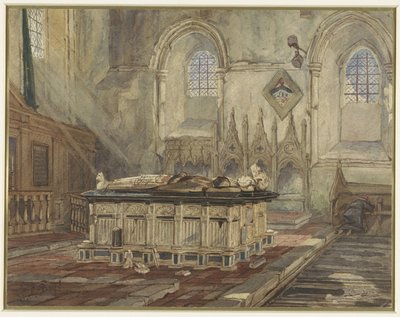 Sir George Broken, Lord Cobhamin ja hänen vaimonsa Annen hauta tekijältä Thomas Shotter Boys