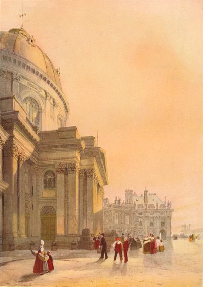 Instituutin kappeli, Pariisi, 1839 tekijältä Thomas Shotter Boys