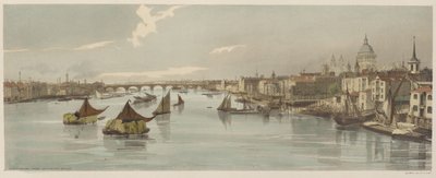 Lontoo sellaisena kuin se on: Blackfriars, Southwark Bridgestä tekijältä Thomas Shotter Boys