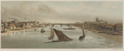 Lontoo sellaisena kuin se on: London Bridge, Southwark Bridgestä tekijältä Thomas Shotter Boys