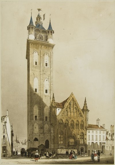 Kuvankaunis arkkitehtuuri Pariisissa, Gentissä, Antwerpenissä, Touenissa jne. tekijältä Thomas Shotter Boys