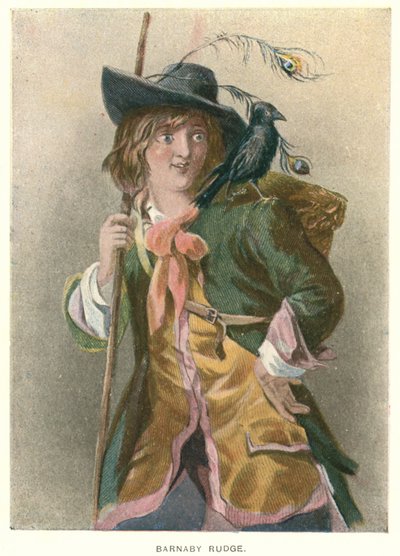 Barnaby Rudge, kuvitus Charles Dickensin Barnaby Rudgean tekijältä Thomas Sibson