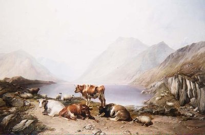 Pysähdys ajossa, Loch Etive tekijältä Thomas Sidney Cooper