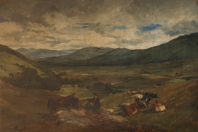 Ylämaalla, n. 1847-1870 (öljy kankaalle) tekijältä Thomas Sidney and Lee Frederick Richard Cooper