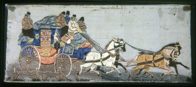 "Lontoon ja Yorkin kuninkaallinen postivaunu" tekijältä Thomas Stevens