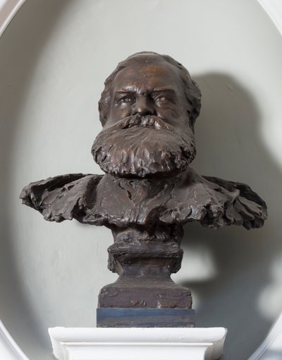 John Brettin rintakuva, n. 1890 (pronssi) tekijältä Thomas Stirling Lee