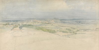Kaukainen näkymä Edinburghiin tekijältä Thomas Stothard