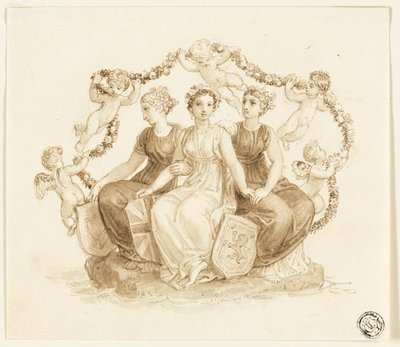 Allegoria Englannista, Skotlannista ja Irlannista tekijältä Thomas Stothard