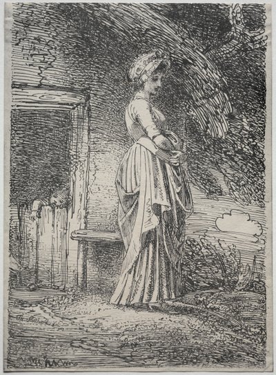 Polyautgrafian näytteet: Kadonnut omena, 1803. tekijältä Thomas Stothard