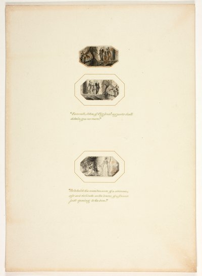 Tutkielma Telemakhoksen kuvalaattaa varten tekijältä Thomas Stothard