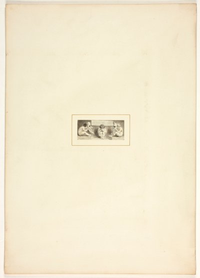 Tutkielma teoksen "The Task" kuvalaattaa varten tekijältä Thomas Stothard
