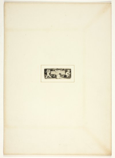 Tutkimus lautaselle The Triumphs of Temperista, vuoden 1796 Royal Engagements Pocket Book -kirjasta tekijältä Thomas Stothard
