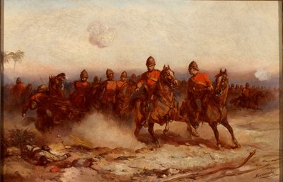 4. Dragoon Guards Egyptissä tekijältä Thomas Strong Seccombe