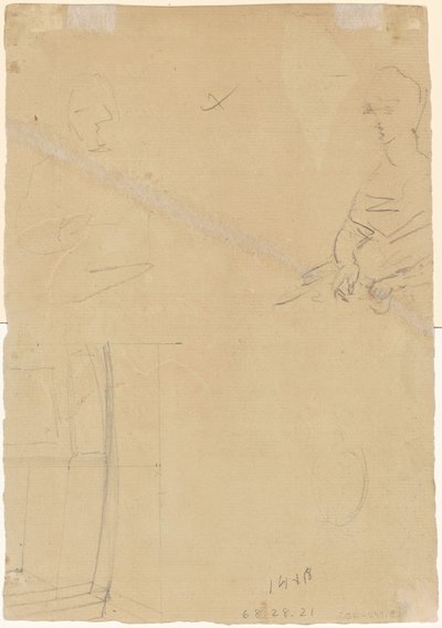 Figuuritutkimukset [verso] tekijältä Thomas Sully