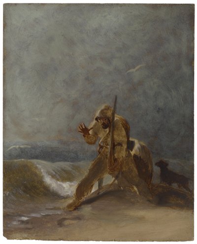 Foot Impression in the Sand, n. 1856 tekijältä Thomas Sully