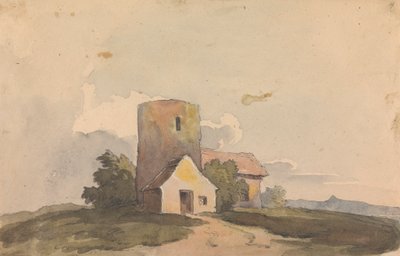 Maisema rakennusrakenteella tekijältä Thomas Sully