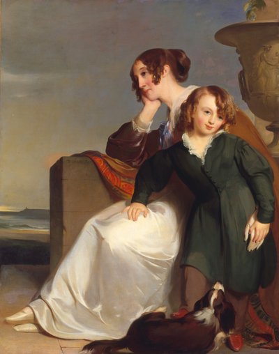Äiti ja poika, 1840. tekijältä Thomas Sully