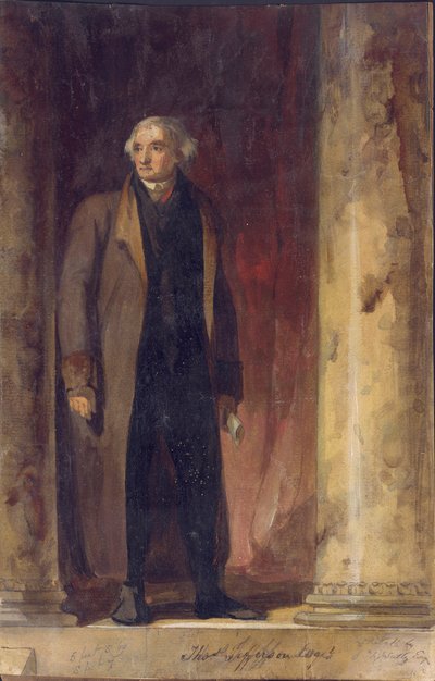 Thomas Jeffersonin muotokuva, 1822 tekijältä Thomas Sully