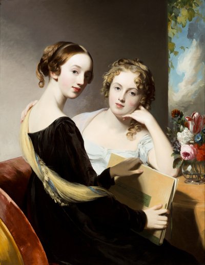 Neitien Mary ja Emily McEuenin muotokuva tekijältä Thomas Sully